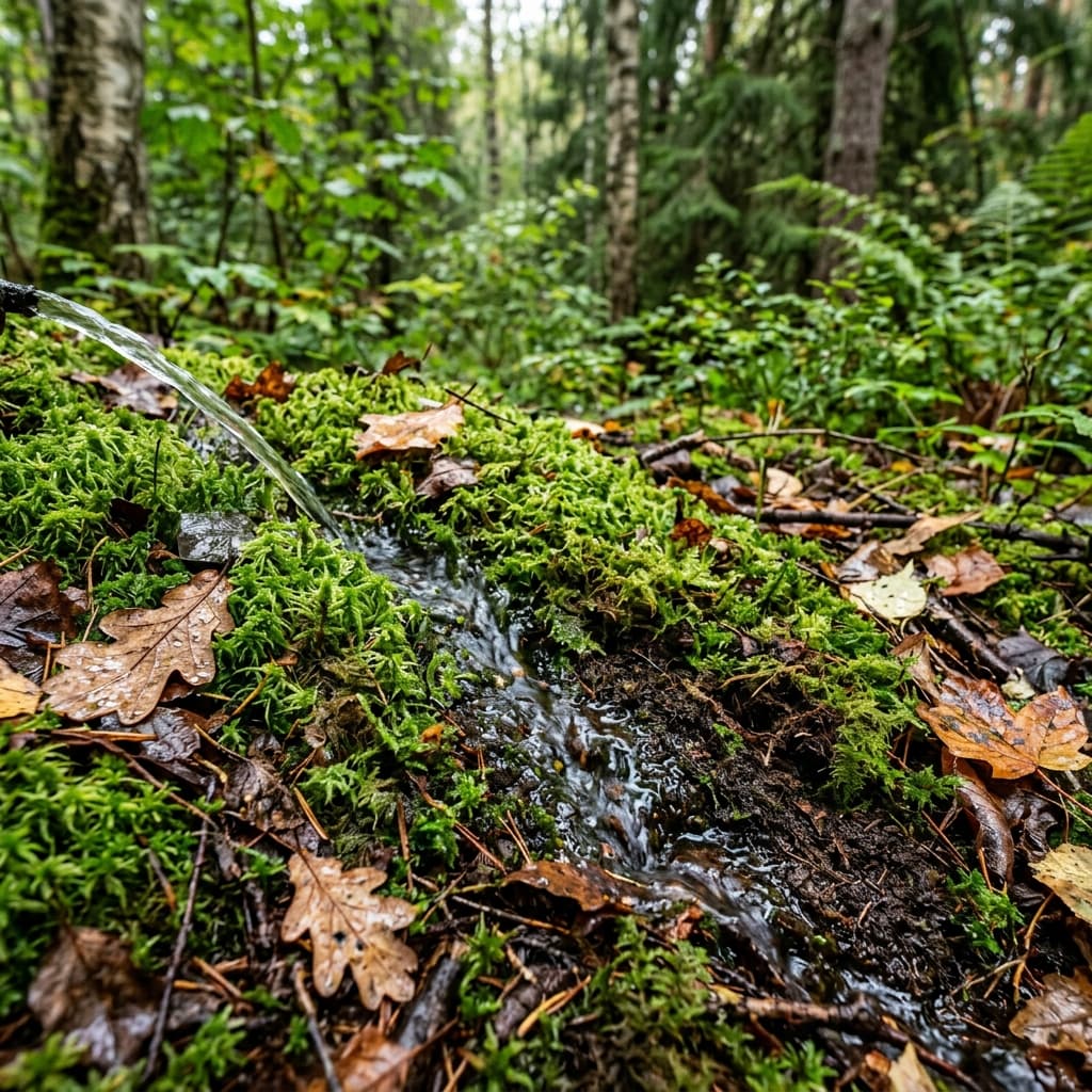 Jeder Tropfen zählt: So machen wir Ihren Waldboden zum Wasserspeicher