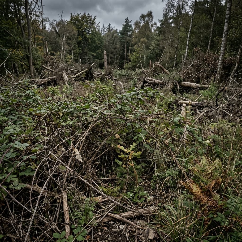 Die „Natur regelt das schon"-Falle: Warum Nichtstun Ihren Wald ruiniert